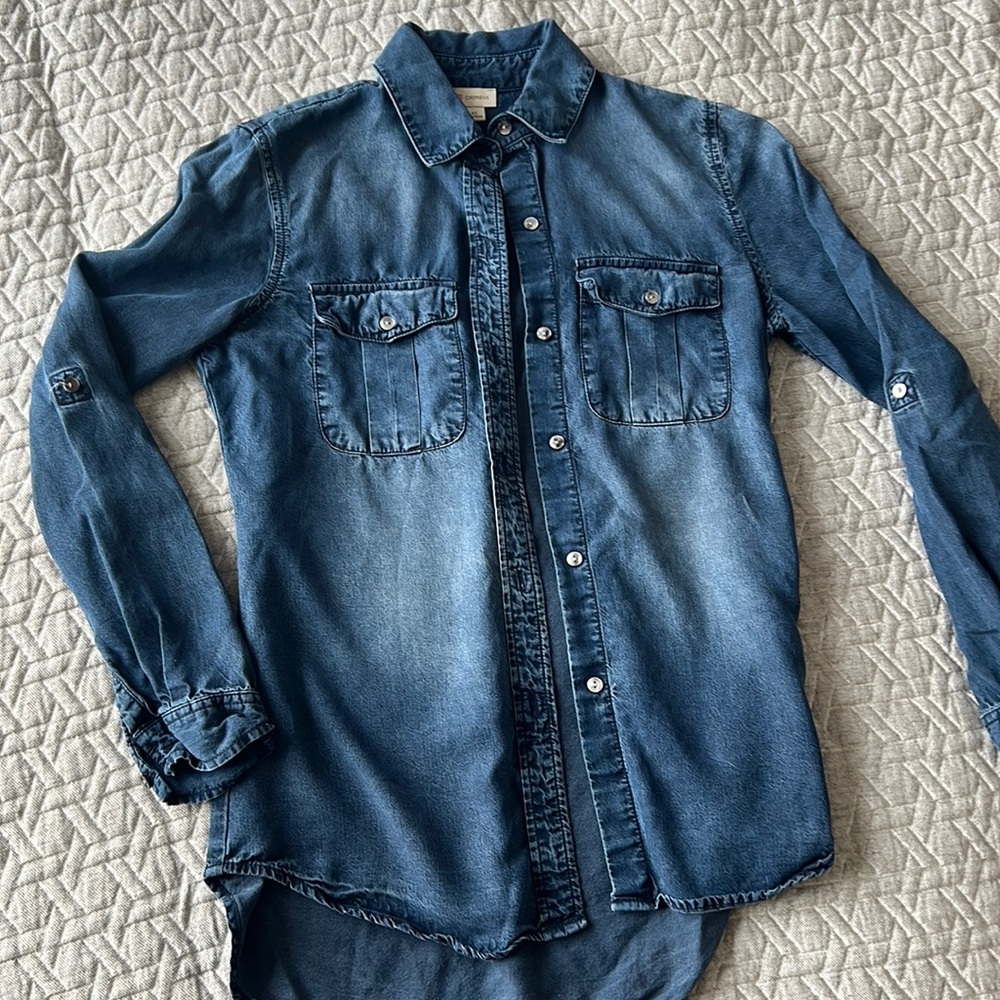 Cremieux Dark Indigo Tencel Shirt